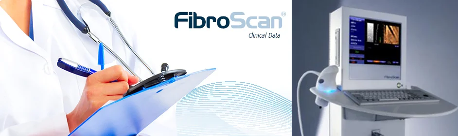 Equipo FibroScan y registro clínico del estudio